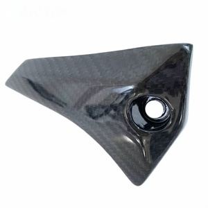ฝาครอบโซ่คาร์บอนไฟเบอร์แห้ง 3K สำหรับ Kawasaki Ninja H2 H2R 2015-2026 อุปกรณ์ป้องกันโซ่รถจักรยานยนต์ - Product Image 2