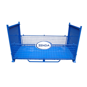 Cage de stockage en métal de haute qualité avec revêtement en poudre, palette empilable <span class=keywords><strong>ZENDA</strong></span> SBL-01 1500 kg - Product Image 1