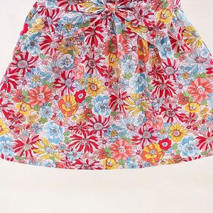 Nouvelle Collection : Robe d'été pour Bébé Fille, Motif Floral, Bretelles à Nœuds, Décoration Élégante - Product Image 6