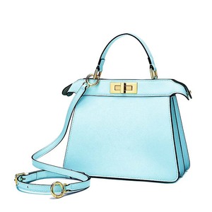 New style genuine leather women's bag <b>top</b> grade cowhide women's bag large capacity rotating buckle crossbody bag casual handbag - Product Image 6