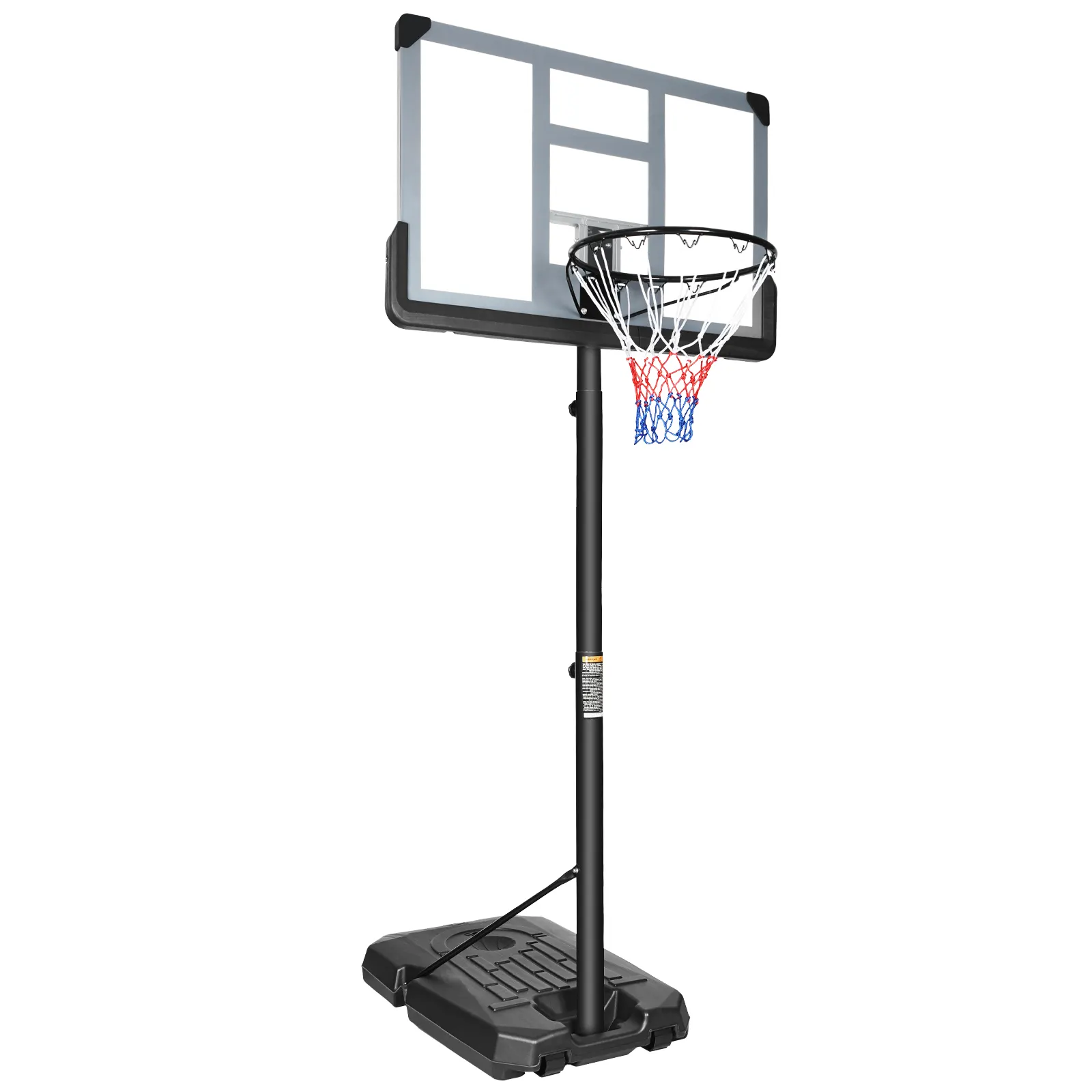 IUNNDS 44-дюймовая задняя панель с регулируемой высотой, наружная портативная баскетбольная система от производителя