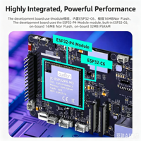 Modul ESP32P4 Dilengkapi dengan Kamera Dual-core Dual-chip ESP32-C6 dan Port Jaringan RJ45 100Mbps.