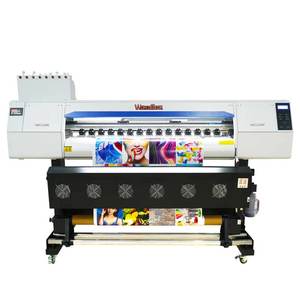 Worldcolor เครื่องพิมพ์ไวนิลขนาด1.3ม. พร้อมหัว2หัวหมึก I3200 ECO สำหรับเครื่องพิมพ์แบนเนอร์เครื่องพิมพ์อิงค์เจ็ท8สี - Product Image 1