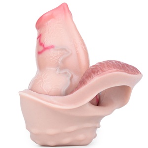 Ensemble de manchons en silicone pour débutants, extenseur de pénis à nœuds avec options d'embouts ouverts/fermés, amplificateur de circonférence réutilisable pour hommes - Product Image 4