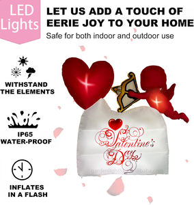 Giant <b>Valentine's</b> Day Cupid Inflatable Heart Light LED IP44 Waterproof Outdoor Indoor Wedding Anniversary Love Theme Party <b>Decor</b> - Product Image 6
