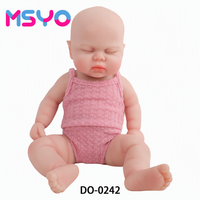 Poupée Bébé Reborn MSYO OEM de 12 Pouces en Silicone Souple, Jouet Réaliste pour Nouveau-né, Compagnon Personnalisé pour Enfants, Cadeau d'Anniversaire ou de Fêtes