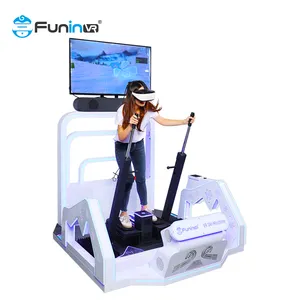 FuninVr מקורה Vr פארק השעשועים מהדורה בסיסית אטרקטיבי סקי ספורט סימולטור מכונת משחק אינטראקטיבי ספק רכיבות יצרנים