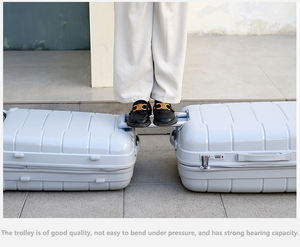 กระเป๋าเดินทาง ABS ขนาด28นิ้ว24นิ้วชุดกระเป๋าเดินทางโพลีเอสเตอร์ ABS - Product Image 5