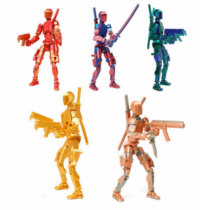 Hot Bán Hành Động Hình Doanh Di Chuyển 3D In Ấn Phim Hoạt Hình <span class=keywords><strong>Robot</strong></span> Đồ Chơi Sang Trọng Thiết Kế Đầy Đủ Cơ Thể Giải Nén Tạo Tác Đồ Chơi - Product Image 5