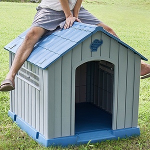 Casa de Perro Grande para Exteriores a Prueba de Lluvia Villa para Mascotas Cuatro Estaciones Fuerte y Desmontable Fácil de Ensamblar - Product Image 4