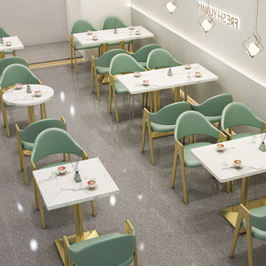 Hot Sale Modern Furniture Booth Sofa for Restaurant Simple Design Commercial Dining Furniture Coffee Shop Custom <strong>Table</strong> Chairs - Product Image 4
