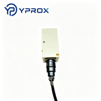 Sensor Proximitas Induktif Persegi Seri YPROX 8D 6-Kawat Terlindungi/Tidak Terlindungi IP67 Jarak Deteksi 15mm NO/NC 10-30V