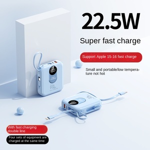 Nueva Mini Batería Externa con Carga Súper Rápida de 22.5W, 20000mA, de Plástico, para Puertos Tipo-<span class=keywords><strong>C</strong></span>, con Polímero de Litio - Product Image 3