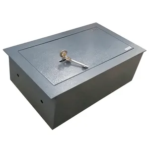Hot Sale Top Open hidden Floor Mounted Safe Box with key lock
