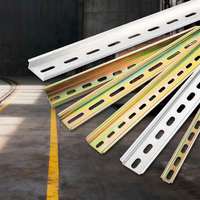 Rail DIN compact en acier inoxydable KSDR JCH de 0,75 m pour l'installation interne de câbles électriques