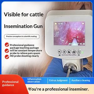 मवेशी घोड़े की भेड़ हिरण कृत्रिम गर्भाधान बंदूक और उपकरण पशु पशु चिकित्सक SJQKS-01 सफेद/चांदी नई - Product Image 5