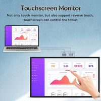 Ce moniteur industriel à écran tactile capacitif de 32 pouces est compatible avec les ordinateurs, les ordinateurs portables, les tablettes, les smartphones, 1920 x 1080P