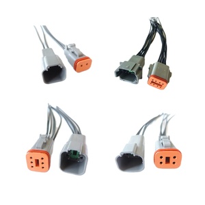 Deutsch DT 2 <span class=keywords><strong>3</strong></span> 4 6 8 12针防水电线连接器插头套件线束15CM 18AWG - Product Image 5