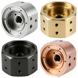 ชิ้นส่วนอุตสาหกรรมสแตนเลสสตีลความแม่นยำสูงที่ผลิตด้วยเครื่อง CNC - บล็อกวาล์วไฮดรอลิกสำหรับอุปกรณ์อัตโนมัติ - Product Image 3