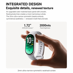 Vente en gros de bracelets connectés <span class=keywords><strong>Mi</strong></span> Smart <span class=keywords><strong>Band</strong></span> 11 100% originaux, moniteur d'activité physique AMOLED 5ATM, fréquence cardiaque, SpO2 pour hommes et femmes, course à pied, natation, M2616B1 - Product Image 5