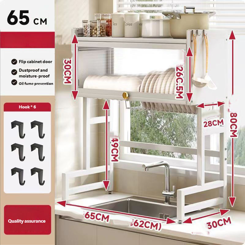 Blanco 65cm + 6 ganchos