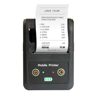 Imprimante thermique portable PUTY Mini 58 mm pour reçus sans fil, 2 pouces, mobile, TPV, pour petites entreprises, centres commerciaux, stock 203 dpi