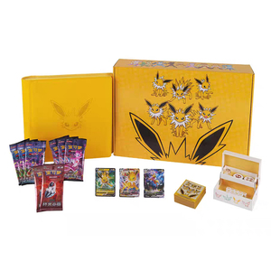 Boîte Cadeau Exclusive Pokémon TCG Chinois Simplifié Vaporeon Jolteon <span class=keywords><strong>Flareon</strong></span> Eevee GX – Booster Box de Cartes à Collectionner Pokémon - Product Image 2