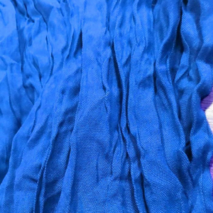Summer Rayon Shawl Crinkle <b>Snood</b> Infinity Scarf with Printed Fringes Plain Style for Adults - Product Image 2