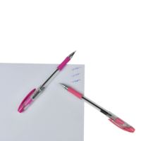 Lot de 50 stylos à bille rétractables 0,7 mm avec boîte de présentation pour fournitures scolaires et de bureau
