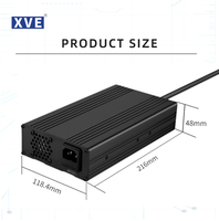 Chargeur XVE 84V 5A pour moto électrique INMOTION RS MIDNIGHT avec certification CE CB KC (XVE420-08400500)