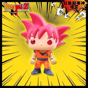 POP Dragoned ลูกบอล Tranx Goku แอ็คชั่นฟิกเกอร์ Vegetabuou หัวใหญ่การ์ตูนคอมมิคคอน