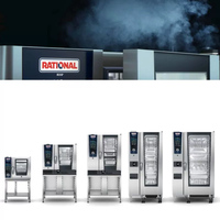 Horno de Vapor Multifuncional Lexin Rational para Cocina Comercial, Versión Computarizada, Universal, de Acero Inoxidable, 380V