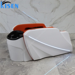 Kisen Commercial-Grade Shampoo Massage Table Multifunctional Facial Care Scalp Treatment Health System Salon Hair Wash <b>Bed</b> - Product Image 2