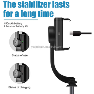 <span class=keywords><strong>Stabilisateur</strong></span> H5 simple pour Axis Handheld Gimbal Anti-Shake avec support de trépied pour Smartphone pour GoPro pour caméras d'action DJI <span class=keywords><strong>OM5</strong></span> - Product Image 4
