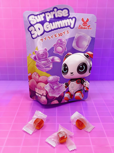 Caramelos de Goma 3D Sorpresa OEM/ODM, Divertidos Caramelos de Gelatina Suave con Forma de Dibujos Animados, Sabor a Uva, Multicolores <span class=keywords><strong>para</strong></span> Niños, Bolsa de Marca Privada - Product Image 2