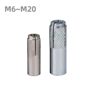 Ancres d'expansion en acier galvanisé inoxydable M6 M8 M10 M12 M16 M20, courtes et longues, personnalisables - Product Image 1
