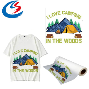 Patchs thermocollants lavables pour le camping en plein air, rouleau et feuille, <span class=keywords><strong>transfert</strong></span> <span class=keywords><strong>personnalisé</strong></span> à repasser pour l'impression avec du matériau PVC/PET pour les vêtements - Product Image 1