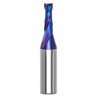 Fraise en bout CNC mèches de routeur UpCut fraise en spirale carbure 2 cannelures nano revêtement HRC60 3/4 longueur 1/2 tige OEM ODM