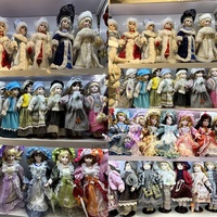 Belle poupée mignonne de fille russe de 24 pouces poupée en porcelaine victorienne bon marché