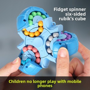 Groothandel 6x6x6 Zeszijdige Draaiende ABS Plastic Mini Bean Cube Puzzle Fidget Spinner Kraal Maze Breinbreker Educatief Stressverlichter - Product Image 2