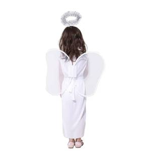 MS Halloween <b>Angel</b> Costume for Girls Kids <b>Goddess</b> Cosplay Wing Clothing Children's Carnival Role Play Party Performance Dress - Product Image 5
