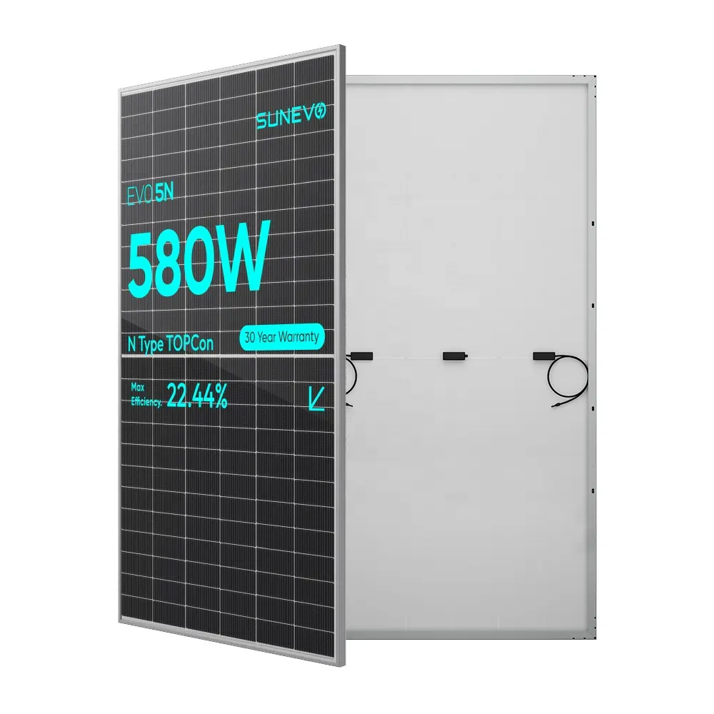 Sunevo מוצרים ביו muno מודול סולארי 560w 570w 580w לוחות סולאריים לשימוש ביתי