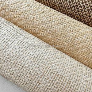 วอลเปเปอร์หญ้าธรรมชาติหรูหรา - วัสดุปิดผนังแบบมีเท็กซ์เจอร์สำหรับการส่งออกและการใช้งานเชิงพาณิชย์ - Product Image 1