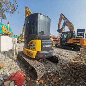 Mini excavatrice Komatsu PC55MR d'origine japonaise hydraulique utilisée de type chenille efficace avec composants principaux moteur et moteur - Product Image 3