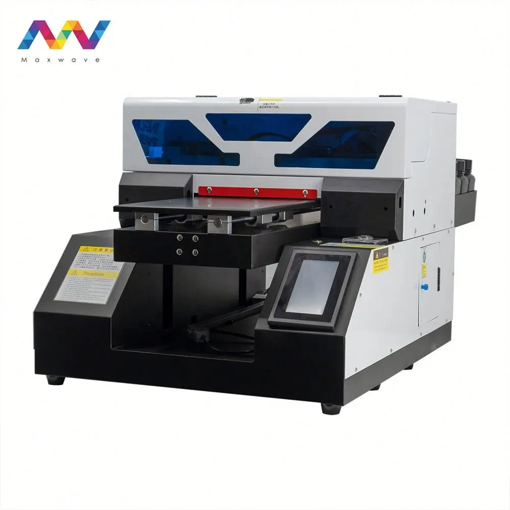 MAXWAVE Factory Prices Clothes Digital Textile 3D Tshirt Printing Machine A3 High Speed DTG UV Printer