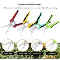 Snoeischaar Volledige set Tuinschaar Gebogen kop Fruitpluk schaar Handgereedschap Meerkleurig