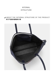 <span class=keywords><strong>Sac</strong></span> fourre-tout en <span class=keywords><strong>cuir</strong></span> grainé grande capacité pour femme - Léger pour le travail quotidien - Product Image 2