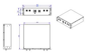 リチウムイオン <span class=keywords><strong>48V</strong></span> 100ah VERTON: 48100AH-B1 PN: 241119.105 BT-Li Lifepo4 ネットワーク通信用 並列接続対応 - Product Image 5