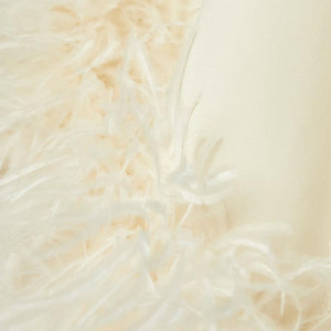 新作夏物高級豪華ドレス　プラスサイズ　ワンショルダー　黄色い羽根飾り　ベスティド・デ・プルマス　イブニングドレス - Product Image 4