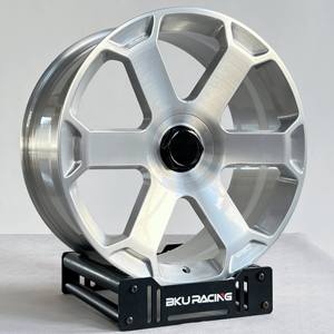 Jantes en alliage forgées <span class=keywords><strong>Kw</strong></span> 5x112 19 20 21 pouces, finition argent brossé, pour AVS <span class=keywords><strong>Audi</strong></span> RS6 RS7 <span class=keywords><strong>Q8</strong></span> B9 A3 A4 A6 A8 S6 S7 C8 - Product Image 3